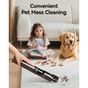 REDTIGER Cordless Car Vacuum Cleaner - 70 Min Runtime, USB-C Fast Charge