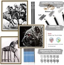 KALOUR 33 PCS Sketching Pencil And Drawing Pencil Set