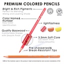 KALOUR 300 Color Pencil Tin Box Set - Extensive Collection of 300 Pencils