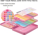 KALOUR 50 Macaron Pastel Colored Pencils Artists Soft Core