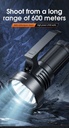 SUPERFIRE L20 Long-Range Heavy-Duty Flashlight - 5000 Lumens, 600m Beam