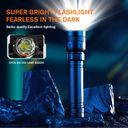 SUPERFIRE L27 Super Bright Flashlight - 1350 Lumens LED Torch with 4 Modes