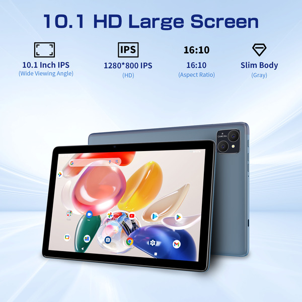 Pritom P30h 10.1" Tablet, 6GB RAM, 128GB ROM, 4G LTE, Android