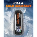 Wolfbox 3000A Jump Starter - 12V Car Battery Jump Starter, 65W Quick Charge