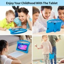 PRITOM Kids Smart Tablet 7" WiFi | 2GB RAM, 32GB Storage, Parental Controls - Blue