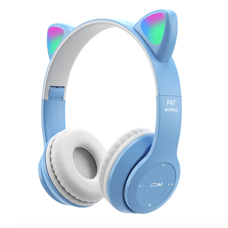 ZS HEADPHONES AAA P47 CAT BLUE 