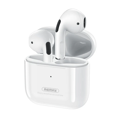 EARPHONE REMAX WHITE Ture Wireless Stereo Music Earbuds TWS-10i