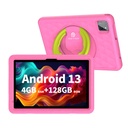 Pritom Smart Tablet for Kids 10" WiFi 4GB RAM 128GB ROM Parental Control - Pink