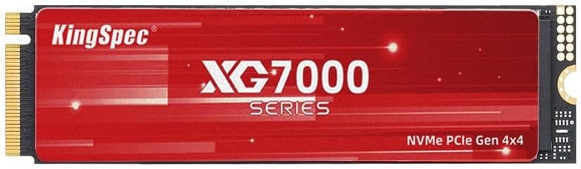 MEMORY KINGSPEC M.2 NVME 2280 PCLE4.0 SSD 2TB XG7000-2TB