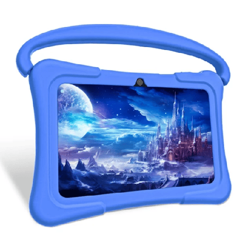 [6411] PRITOM Kids Smart Tablet 7" WiFi | 2GB RAM, 32GB Storage, Parental Controls - Blue
