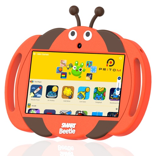 [6414] PRITOM Kids Smart Tablet 7 WiFi | 2GB RAM, 32GB Storage, Parental Controls - Orange