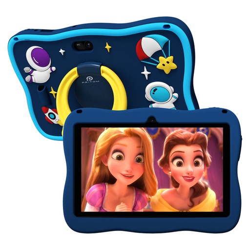 [7007] Pritom K7 Pro Astronaut Kids Tablet - 7" HD Android 13, 4GB RAM, 32GB ROM - Blue